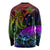 Wellington Pride Long Sleeve Shirt Aotearoa Tribal Rainbow Pattern LT01 - Polynesian Pride