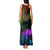 Wellington Pride Tank Maxi Dress Aotearoa Tribal Rainbow Pattern LT01 - Polynesian Pride