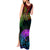 Wellington Pride Tank Maxi Dress Aotearoa Tribal Rainbow Pattern LT01 - Polynesian Pride