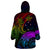 Wellington Pride Wearable Blanket Hoodie Aotearoa Tribal Rainbow Pattern LT01 - Polynesian Pride