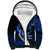Personalised Hawaii Sherpa Hoodie Maui Be Strong Kakau Blue Version LT01 Unisex Blue - Polynesian Pride