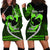 Personalised Hawaii Hoodie Dress Maui Be Strong Kakau Green Version LT01 - Polynesian Pride