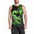 Personalised Hawaii Men Tank Top Maui Be Strong Kakau Green Version LT01 - Polynesian Pride