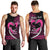 Personalised Hawaii Men Tank Top Maui Be Strong Kakau Pink Version LT01 - Polynesian Pride