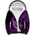 Personalised Hawaii Sherpa Hoodie Maui Be Strong Kakau Purple Version LT01 Unisex Purple - Polynesian Pride