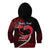 Personalised Hawaii Kid Hoodie Maui Be Strong Kakau Red Version LT01 - Polynesian Pride