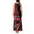 Personalised Hawaii Tank Maxi Dress Maui Be Strong Kakau Red Version LT01 - Polynesian Pride