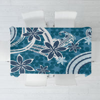 Hawaii Pupuala Plumeria Blue Tablecloth Polynesian Pattern LT01 Blue - Polynesian Pride