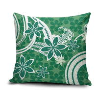 Hawaii Pupuala Plumeria Green Pillow Cover Polynesian Pattern LT01 Green - Polynesian Pride