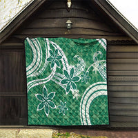 Hawaii Pupuala Plumeria Green Quilt Polynesian Pattern LT01 - Polynesian Pride