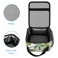 Hawaii Pupuala Plumeria Olive Green Lunch Bag Polynesian Pattern LT01 - Polynesian Pride