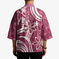 Hawaii Pupuala Plumeria Pink Kimono Polynesian Pattern LT01 - Polynesian Pride