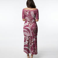 Hawaii Pupuala Plumeria Pink Puletasi Polynesian Pattern LT01 - Polynesian Pride