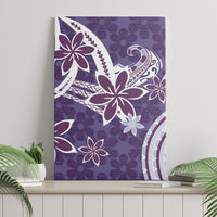 Hawaii Pupuala Plumeria Purple Canvas Wall Art Polynesian Pattern LT01 - Polynesian Pride