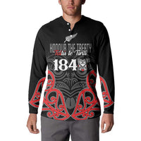 Toitu Te Tiriti 1840 Aotearoa Button Sweatshirt Stand Together Stand Stronger LT01 - Polynesian Pride