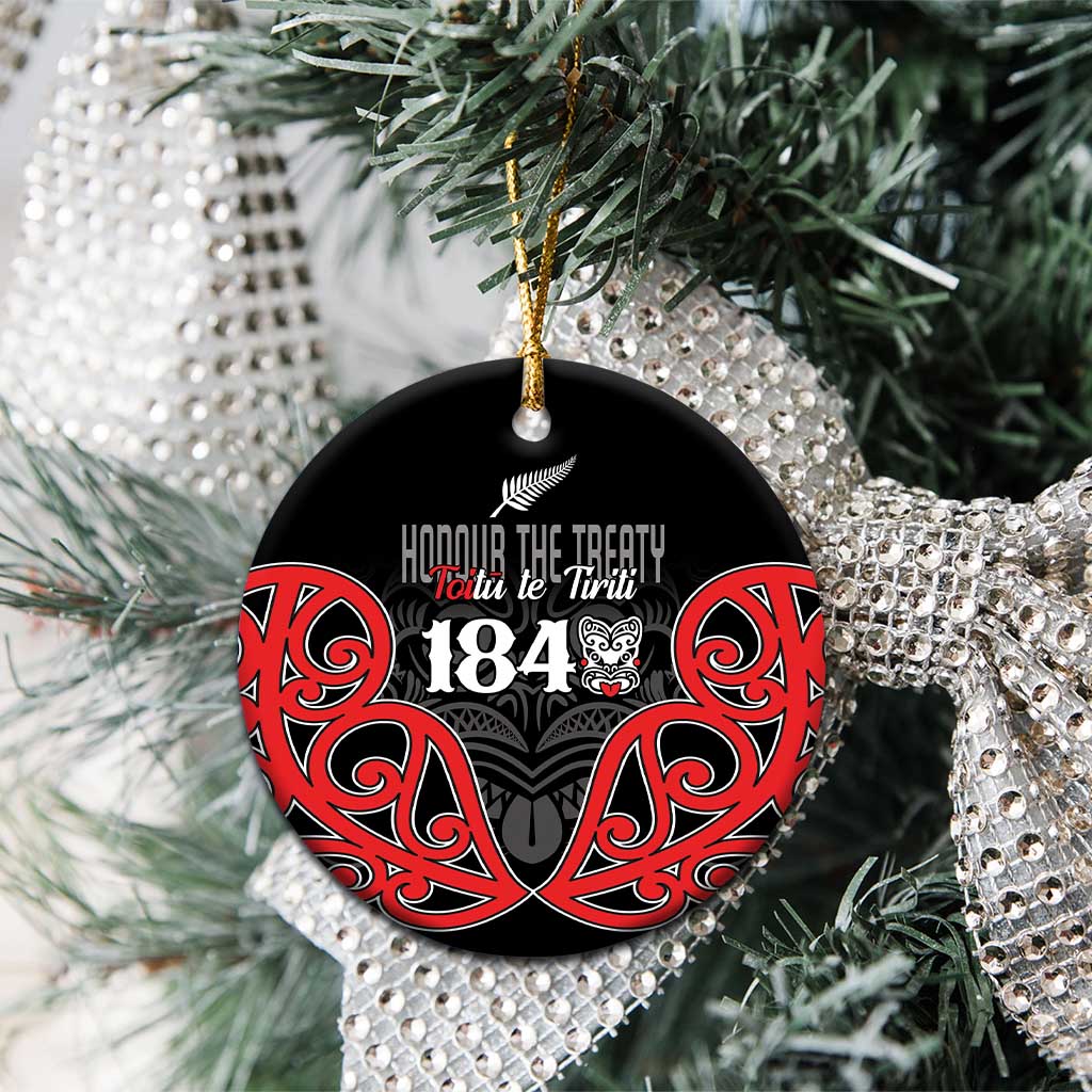 Toitu Te Tiriti 1840 Aotearoa Ceramic Ornament Stand Together Stand Stronger LT01 - Polynesian Pride
