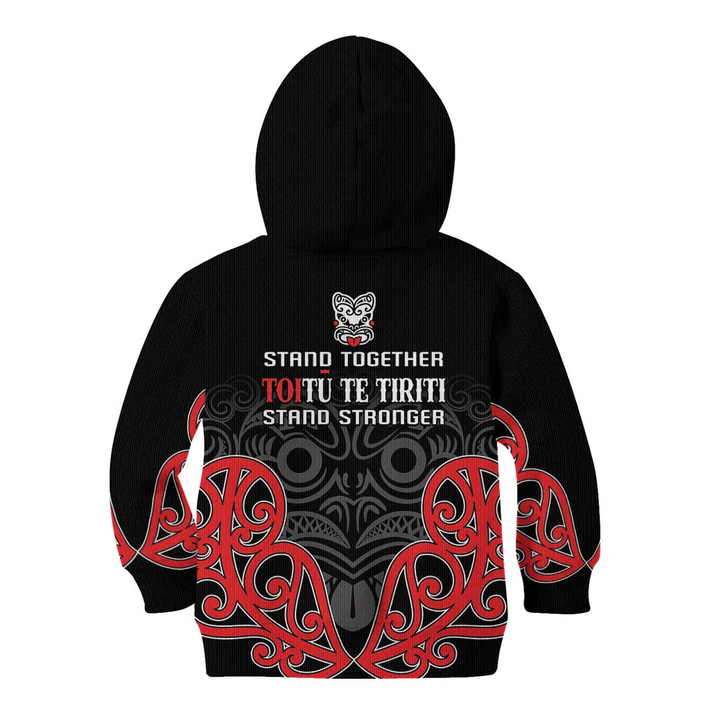 Toitu Te Tiriti 1840 Aotearoa Kid Hoodie Stand Together Stand Stronger