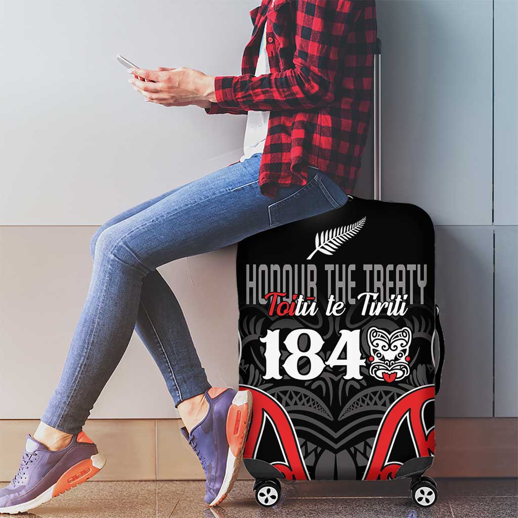 Toitu Te Tiriti 1840 Aotearoa Luggage Cover Stand Together Stand Stronger