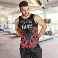 Toitu Te Tiriti 1840 Aotearoa Men Tank Top Stand Together Stand Stronger LT01 Black - Polynesian Pride