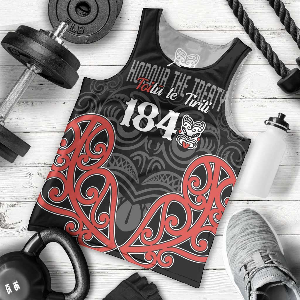 Toitu Te Tiriti 1840 Aotearoa Men Tank Top Stand Together Stand Stronger LT01 - Polynesian Pride
