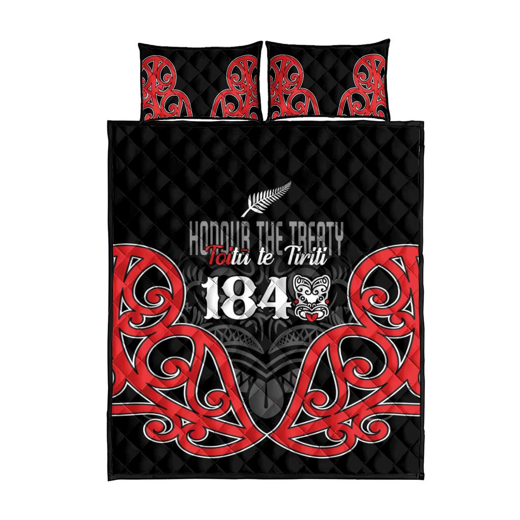 Toitu Te Tiriti 1840 Aotearoa Quilt Bed Set Stand Together Stand Stronger LT01 - Polynesian Pride
