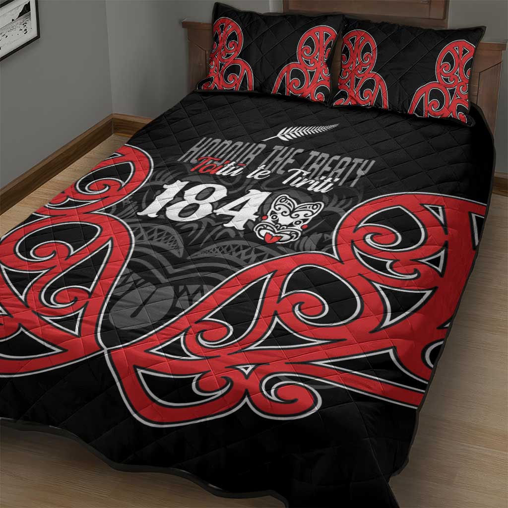 Toitu Te Tiriti 1840 Aotearoa Quilt Bed Set Stand Together Stand Stronger LT01 - Polynesian Pride