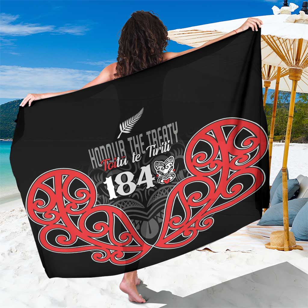 Toitu Te Tiriti 1840 Aotearoa Sarong Stand Together Stand Stronger