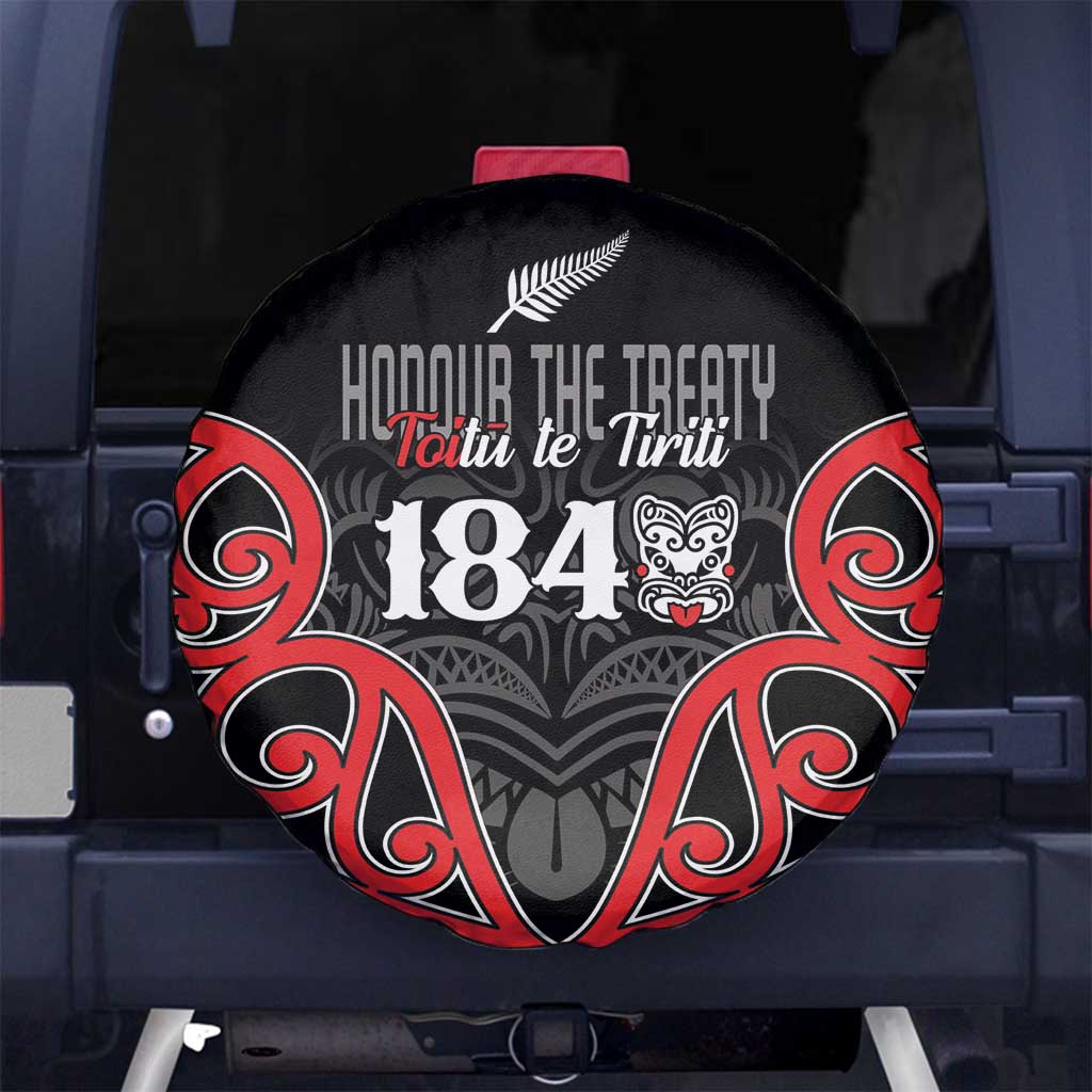 Toitu Te Tiriti 1840 Aotearoa Spare Tire Cover Stand Together Stand Stronger LT01 - Polynesian Pride