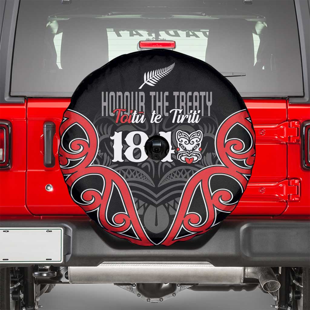 Toitu Te Tiriti 1840 Aotearoa Spare Tire Cover Stand Together Stand Stronger LT01 - Polynesian Pride