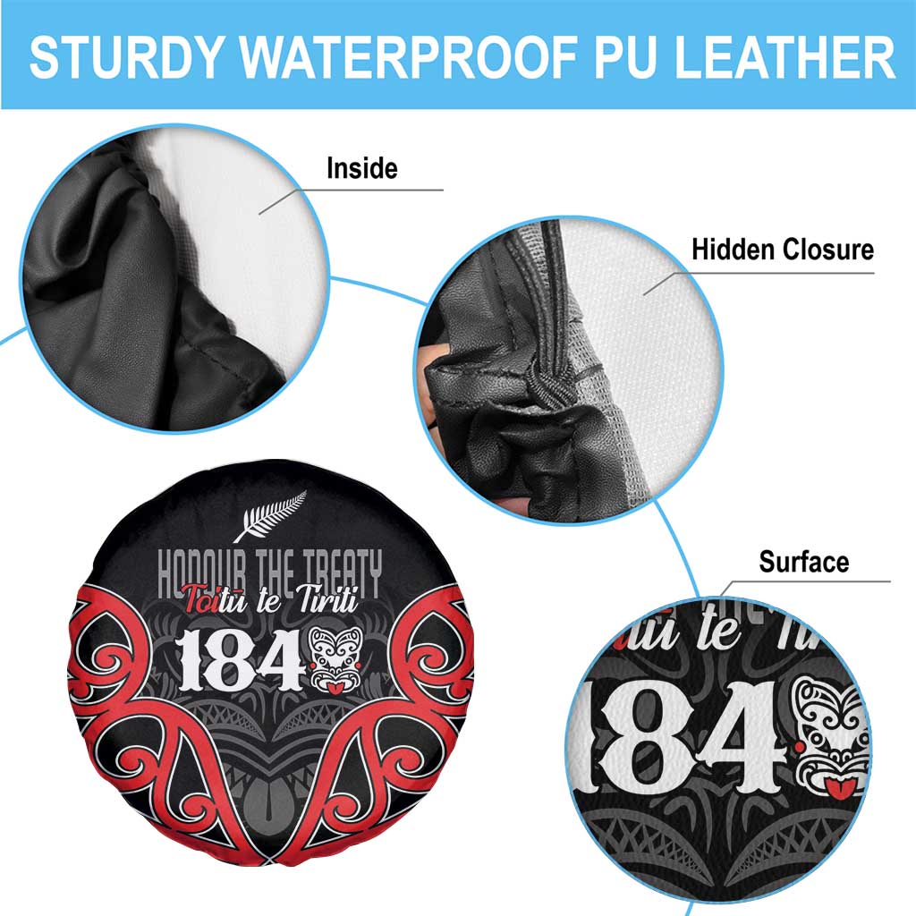Toitu Te Tiriti 1840 Aotearoa Spare Tire Cover Stand Together Stand Stronger LT01 - Polynesian Pride