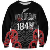 Toitu Te Tiriti 1840 Aotearoa Sweatshirt Stand Together Stand Stronger LT01 Unisex Black - Polynesian Pride