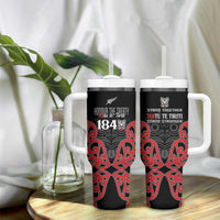 Toitu Te Tiriti 1840 Aotearoa Tumbler With Handle Stand Together Stand Stronger LT01 - Polynesian Pride
