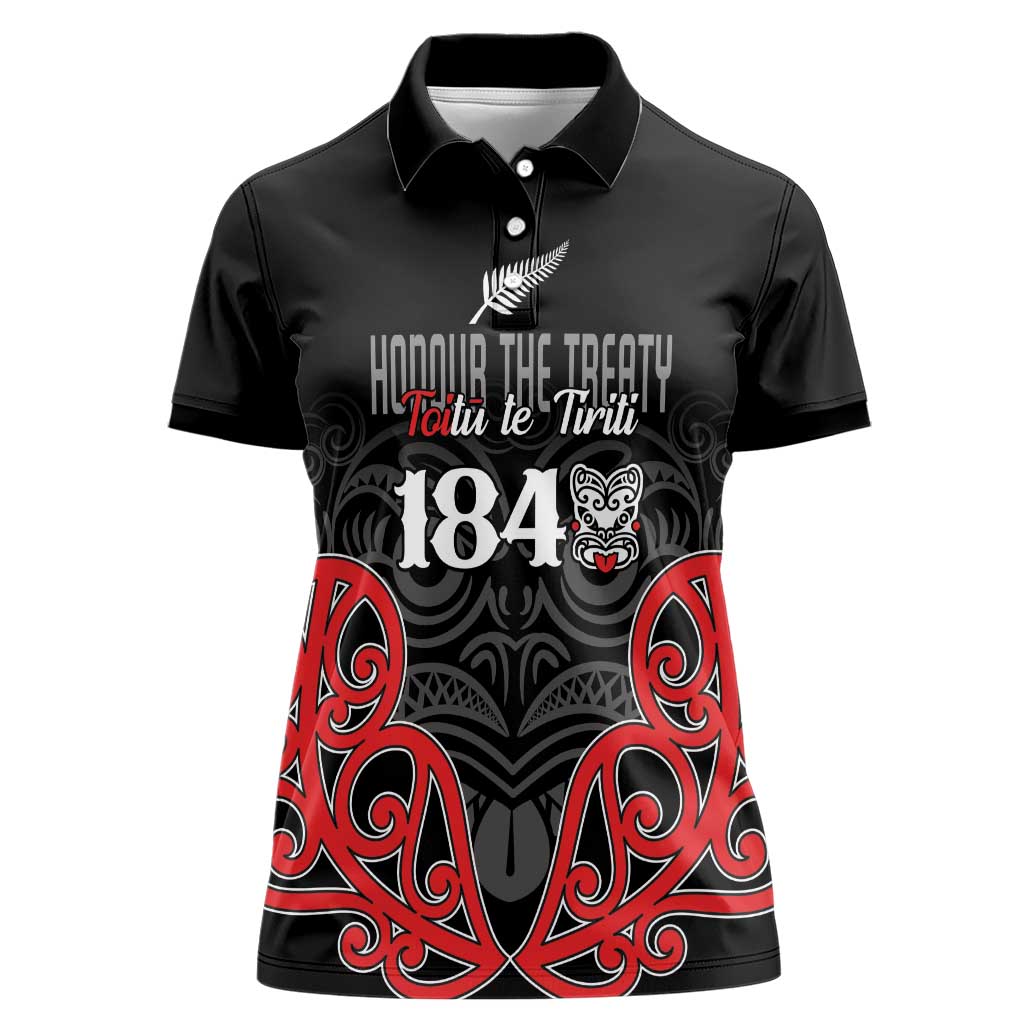 Toitu Te Tiriti 1840 Aotearoa Women Polo Shirt Stand Together Stand Stronger