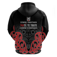 Toitu Te Tiriti 1840 Aotearoa Zip Hoodie Stand Together Stand Stronger
