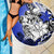 Polynesian Valentine Beach Blanket Couple Floral Unique Blue Version LT01 - Polynesian Pride