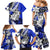 Polynesian Valentine Family Matching Mermaid Dress and Hawaiian Shirt Couple Floral Unique Blue Version LT01 - Polynesian Pride