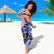 Polynesian Valentine Sarong Couple Floral Unique Blue Version LT01 - Polynesian Pride