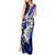 Polynesian Valentine Tank Maxi Dress Couple Floral Unique Blue Version LT01 - Polynesian Pride