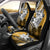 Polynesian Valentine Car Seat Cover Couple Floral Unique Gold Version LT01 - Polynesian Pride