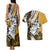 Polynesian Valentine Couples Matching Tank Maxi Dress and Hawaiian Shirt Couple Floral Unique Gold Version LT01 - Polynesian Pride