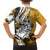 Polynesian Valentine Family Matching Long Sleeve Bodycon Dress and Hawaiian Shirt Couple Floral Unique Gold Version LT01 - Polynesian Pride