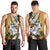 Polynesian Valentine Men Tank Top Couple Floral Unique Gold Version LT01 - Polynesian Pride