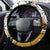 Polynesian Valentine Steering Wheel Cover Couple Floral Unique Gold Version LT01 - Polynesian Pride