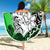 Polynesian Valentine Beach Blanket Couple Floral Unique Green Version LT01 - Polynesian Pride