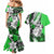 Polynesian Valentine Couples Matching Mermaid Dress and Hawaiian Shirt Couple Floral Unique Green Version LT01 - Polynesian Pride