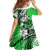 Polynesian Valentine Family Matching Long Sleeve Bodycon Dress and Hawaiian Shirt Couple Floral Unique Green Version LT01 - Polynesian Pride