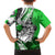 Polynesian Valentine Family Matching Off Shoulder Long Sleeve Dress and Hawaiian Shirt Couple Floral Unique Green Version LT01 - Polynesian Pride