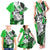 Polynesian Valentine Family Matching Tank Maxi Dress and Hawaiian Shirt Couple Floral Unique Green Version LT01 - Polynesian Pride