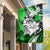 Polynesian Valentine Garden Flag Couple Floral Unique Green Version LT01 House Flag Green - Polynesian Pride