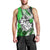 Polynesian Valentine Men Tank Top Couple Floral Unique Green Version LT01 - Polynesian Pride